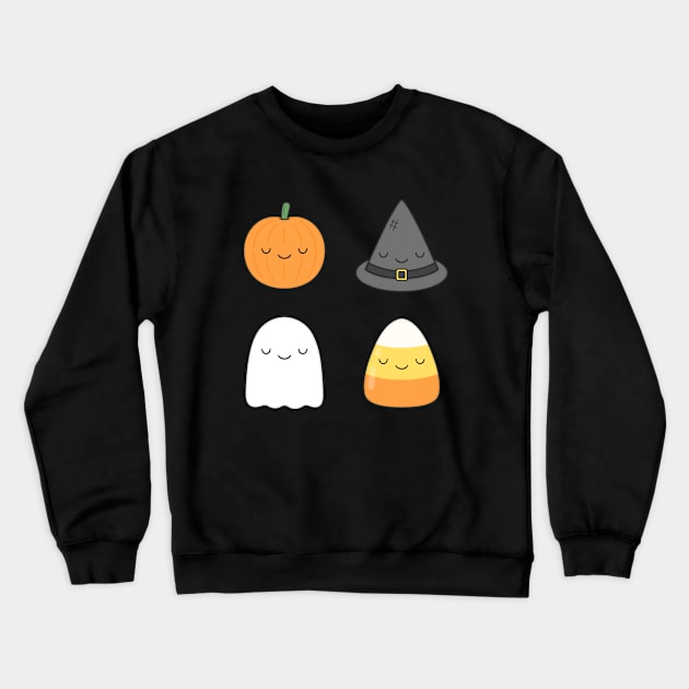 Happy Halloween! Crewneck Sweatshirt by kimvervuurt